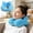 Sky Blue, variant on YFGEFTR Travel Pillow, Inflatable Travel Neck Pillow, Super Lightweight Portable Headrest for Airplane/Car/Home/Office/Sleeping Rest