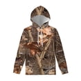 thumbnail image 3 of Sudadera con capucha con estampado 3D de camuflaje de caza para hombre y mujer, sudadera con capucha con estampado de hojas de árbol, sudadera con capucha de manga larga, sudadera holgada de calle, 3 of 4