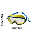 thumbnail image 4 of Luxcidy High-Definition Large Frame Waterproof Swimming Goggles, Swimming Goggles, Adult Polarized Swim Goggles for Men Women Youth, Water Pool Glasses(G), 4 of 6