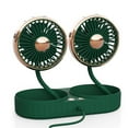 thumbnail image 2 of Car Fan 360 Rotatable Dual-head Cooling Fan Usb Rechargeable Car Seat Fan, 2 of 5