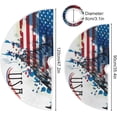 thumbnail image 3 of FMSHPON American Flag Tree Skirt Independence Day Xmas Christmas Tree Skirt Stand Mat for Holiday Party Decoration Indoor Outdoor 36 inches, 3 of 6