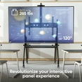 thumbnail image 6 of ONKRON Mobile TV Stand for 60”-120” TV up to 265 lbs, Heavy Duty Adjustable, 45” long, max VESA 1000x600, 6 of 11