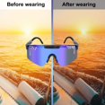 thumbnail image 2 of Gafas de sol deportivas, gafas de sol polarizadas para ciclismo, béisbol, correr, conducir, pesca, golf, esquí Adepaton WMZL-983-3, 2 of 6