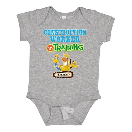 

Inktastic Construction Worker in Training Gift Baby Boy or Baby Girl Bodysuit