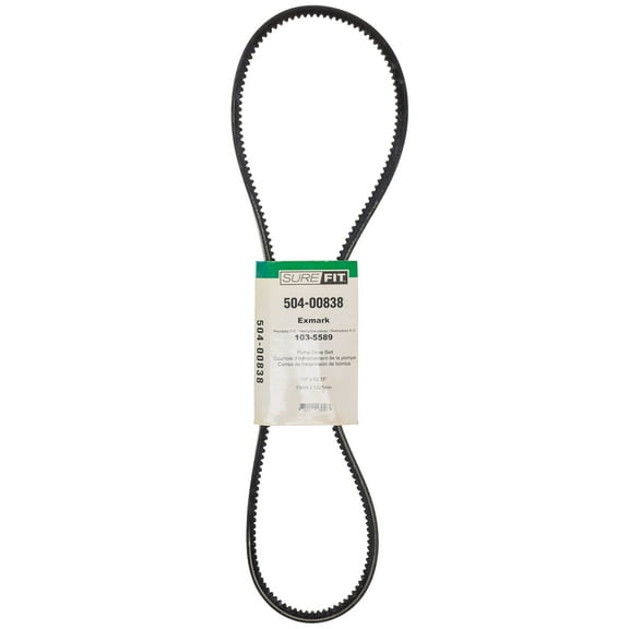 SureFit Pump Drive Belt for Exmark 103-5589 1-653416 Lazer Z HP 52" Deck Mowers
