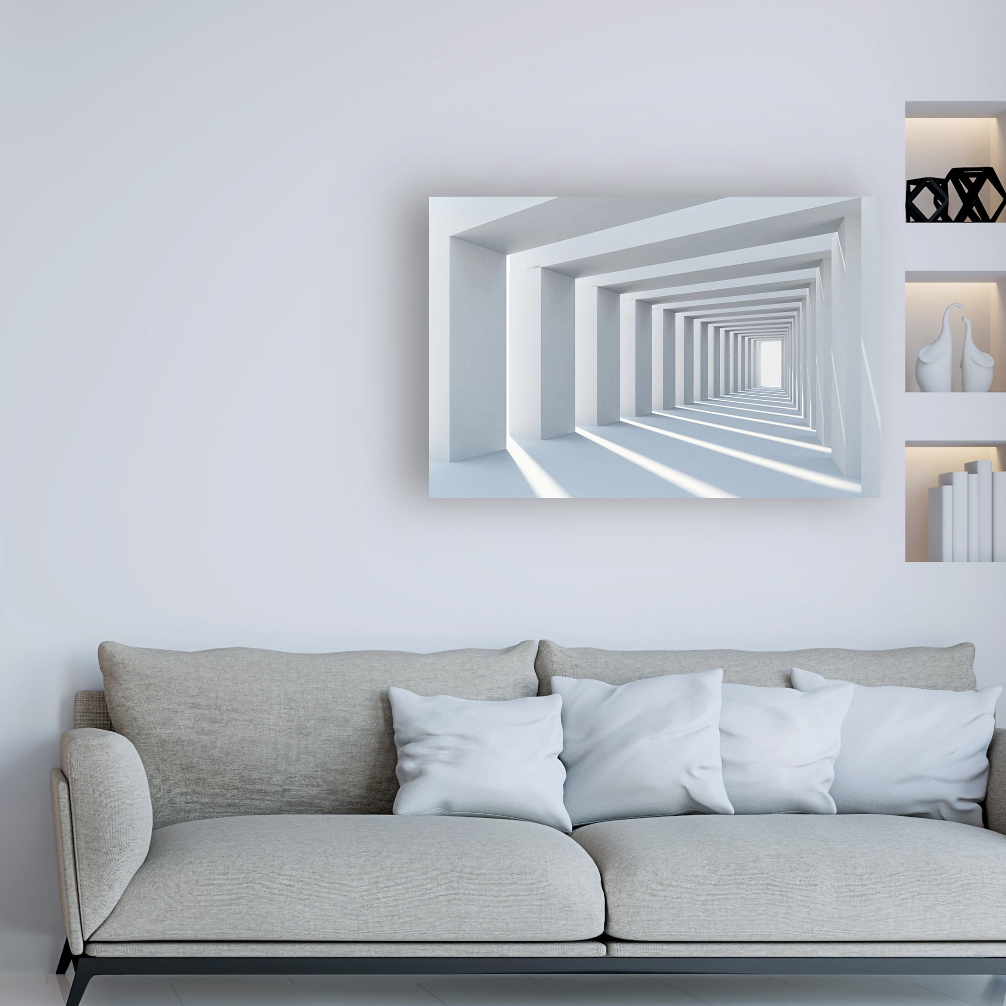 Trademark Fine Art 'Cube Hall' Canvas Art by PhotoINC Studio