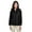 Black, variant on CORE365 78185 Women's Climate Seam-Sealed Lightweight Variegated Ripstop Jacket-Black-2XL