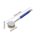 thumbnail image 3 of Long Handle Pot Brush with Sturdy Bristles for Kitchen Cleaning, Non-Greasy for Cookware and Utensils Hanging Storage Solution for Space Saving Organization, 3 of 8