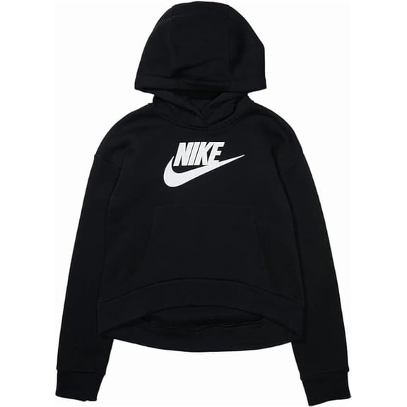 Nike Girls NSW Pullover Hoodie Black