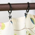 thumbnail image 5 of Curtain hooks/ Curtain Clips Heavy Duty Curtain Hooks For Drapes Caps Pictures Rustproof & Decorative Black Curtain Rings For Bathroom Living And Guest Room, 5 of 8