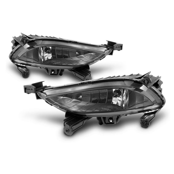 AKKON - Fits 2011-2014 Hyundai Sonata Smoked Bumper Driving Fog Light [w/Switch   Bulbs   Wiring]