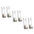 thumbnail image 1 of relayinert Crochets à Rouleau Treillis Kit de Serre Résistant aux Intempéries Support de Culture Accessoires Extérieurs pour Plantes Jardin 6 Pcs, 1 of 9