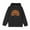Black, variant on Cute Graphic Back to School Hoodies for Girls and Boys Fleece Long Sleeve Hooded Sweatshirts Casual Comfy Pullover Tops with PocketY2K Vintage Orange Day Clothes 4-14 Years