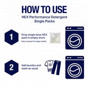 HEX Performance Detergent Packs, Unscented, 75ct