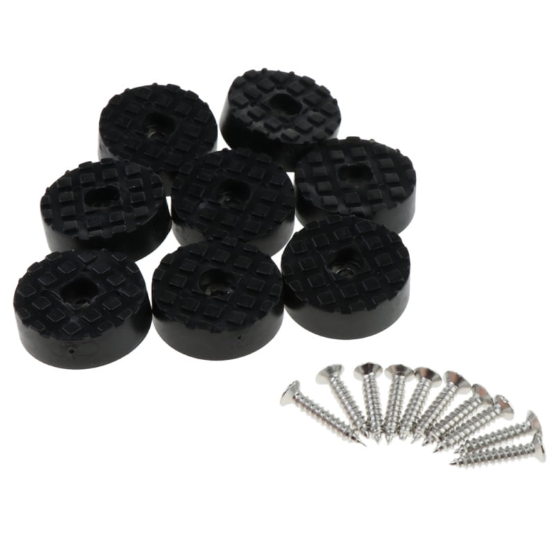 8pcs Anti-slip Table Leg Pad Furniture Risers Lifts Chair Stool Rubber Bumper Feet Round 30mm Diameter