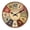 Colorful, variant on Farmhouse Wall Clock for Kitchen 12 Inch Pink Rose Wall Clocks Battery Operated Flower Wall Clock for Women