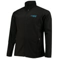 thumbnail image 2 of Men's Dunbrooke Black Carolina Panthers Big & Tall Sonoma Softshell Full-Zip Jacket, 2 of 4