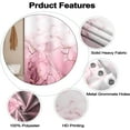 thumbnail image 4 of Pink Shower Curtain, Abstract Marble Shower Curtain for Bathroom Waterproof Fabric Shower Curtain Set with Hooks-72"W x 72"L (Pack of 1), 4 of 7