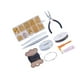 thumbnail image 5 of Kit profesional para hacer joyas, juego de abalorios y bisutería artesanal, suministros completos para proyectos de manualidades (dorado), 5 of 7