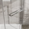 thumbnail image 3 of Resenkos Neo-Angle Frameless Shower Door 36 in. D x 36 in. W x 72 in. H Corner Shower Enclosure With Clear SGCC Tempered Glass Pivot Shower Door In Chrome Finish, 3 of 6