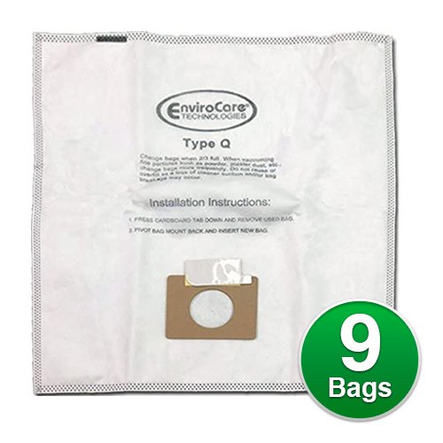 EnviroCare A137 Vacuum Bag for Kenmore Type Q Canister (3 Pack)