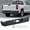 Black, variant on Chrome Rear Bumper w Dual Exhausts for 2019-2024 Silverado Sierra 1500 More