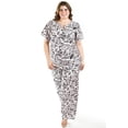 thumbnail image 4 of Set pantalon y blusa Roman Fashion /Tallas Extras, 4340 (Hueso /negro) beige 38, 4 of 5