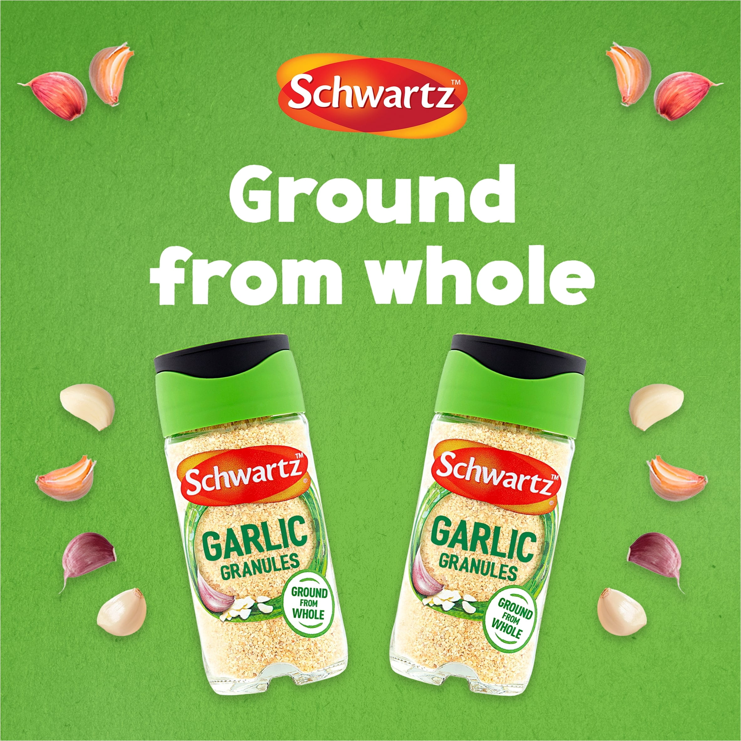 Schwartz Garlic Granules 50G, Imported from Britain