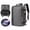 Gray, variant on Fegat Vacuum Backpack for Travel,New Upgrade 60L Expandable Compression Bag with One-Button,Pump & TSA Lock,Vacuum Seal Backpack Flight Approved,Carry on Backpacks for Travel Business