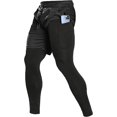 thumbnail image 1 of Compression Running Pants Men Double-deck 2 in 1 Sportswear Jogging Trousers Gym Training Tracksuit Workout Sport Sweatpants Men, 1 of 5