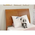 thumbnail image 6 of AFI Valencia Twin Solid Wood Low Profile Sleigh Platform Bed, Light Toffee, 6 of 13