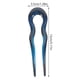 thumbnail image 4 of Horquillas para el cabello en forma de U, horquillas francesas para el cabello, palitos para moño, pasador para moño, accesorios para el cabello Updo para mujer, 3 uds., 4 of 7