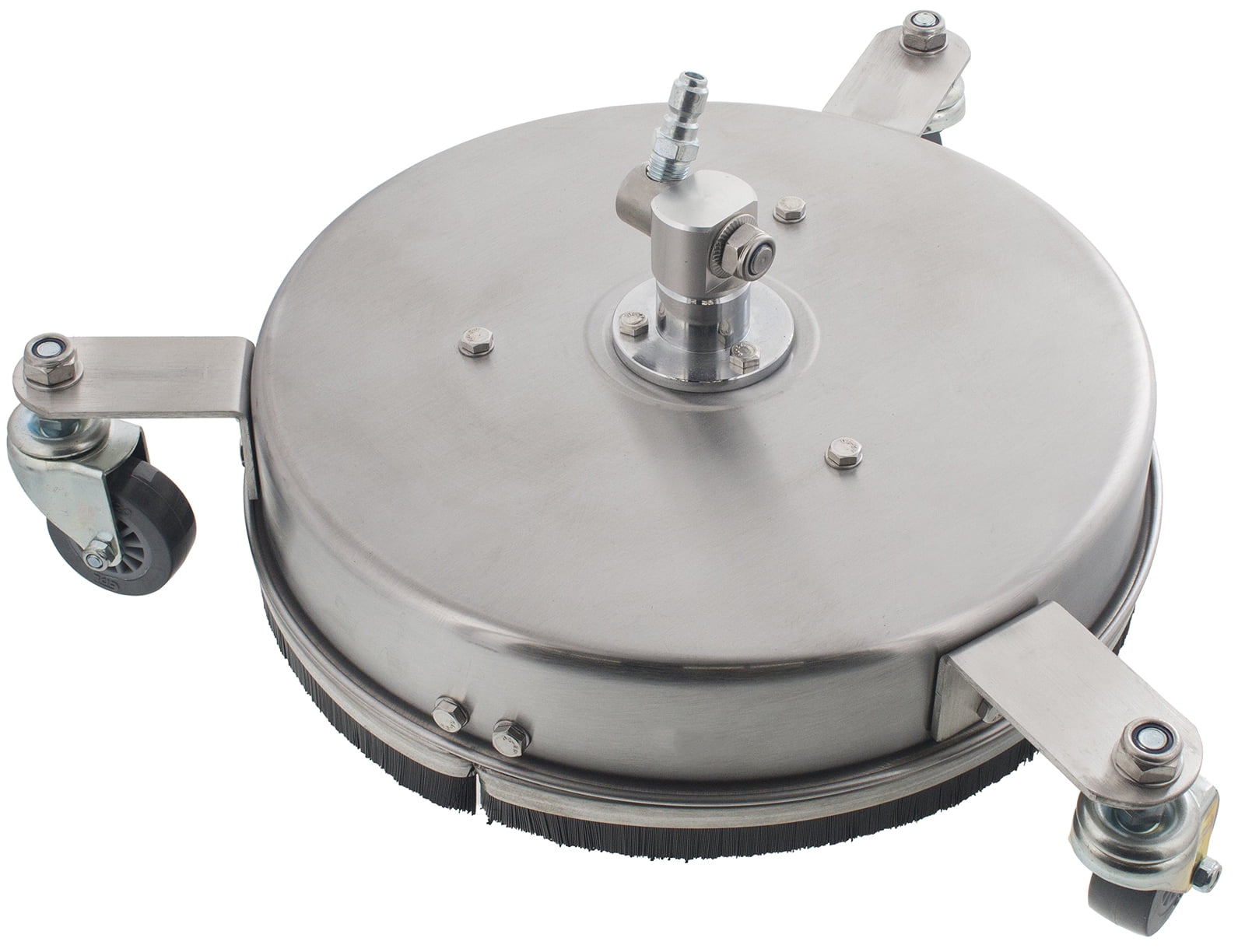 Steel Dragon Tools 12" Stainless Steel Surface Cleaner with Wheels for