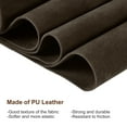 thumbnail image 4 of Uxcell PU Synthetic Leather, Soft Faux Frosted Leather Sheet 160x10cm/5.25x0.33ft Dark Brown for DIY Handicraft, 4 of 5