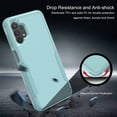 thumbnail image 5 of Dteck for Samsung Galaxy A13 5G Case, Slim Pocket-Friendly Hybrid Silicone Bumper Shockproof Tough Rugged Case,Mint, 5 of 6