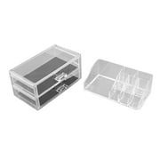 3-Tier Acrylic Makeup Case Cosmetic Display Organizer Storage Box Holder