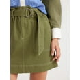 thumbnail image 3 of Free Assembly Women’s Paperbag Waist Mini Skirt, Sizes S-XXL, 3 of 8
