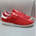 thumbnail image 2 of Size 12 Stan Smith Ad-id-as Red Suede Mens M21283 Sneakers Shoes 2014, 2 of 6