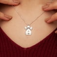 thumbnail image 3 of Picturesongold.Com Sterling Silver Angel With Diamond Photo Female Adult Locket, 3 of 4