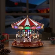 Mr. Christmas 15 in. Marquee Deluxe Carousel