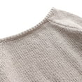 thumbnail image 5 of IROINNID Deals Pullover Sweater for Women Autumn/Winter Off Shoulder Round Neck Pullover Knitted Loose Sweater,Beige, 5 of 7