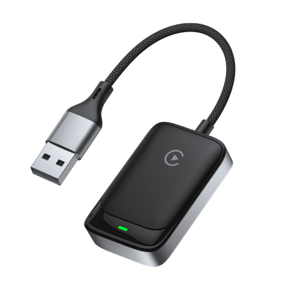 Wireless CarPlay Adapter for iPhone, Converts Wired to Apple Carplay Wireless Adapter, Compatible with iOS 10  and Cars from 2016, Mini Size, Plug and Play, Stable Control