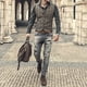 thumbnail image 3 of Chaleco de traje elegante para hombre, de cuadros escoceses, de corte ajustado, 3 of 5