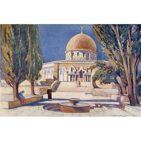 Design Pics DPI1958629 The Dome of The Rock On Temple Mount Jerusalem Palestine Circa 1910 From A Book of Modern Palestine by Richard Penlake Published C.1910 Poster Print, 18 x (The Rock Best Pics)