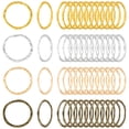 thumbnail image 1 of 200Pcs 4 Colors Zinc Alloy Linking Rings Textured Ring Shape Mixed Color 23.5x1.5mm Inner Diameter: 20mm 50pcs/color, 1 of 5
