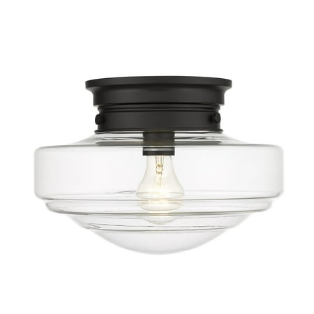 

Golden Lighting 0508-Sf Ingalls 12 Wide Semi-Flush Ceiling Fixture - Black