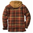 thumbnail image 4 of Men's Flannel Shirt Coat Quilted with Polyfill Insulated, 4 of 8