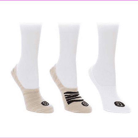 

Bzees 3-pack No-Show Socks Tan Multi One size (fits 9-11)