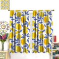 thumbnail image 3 of Lemon Curtains, Summer Fruit Lemon Leaves Home Decor, for Bedroom Living Room Blackout Curtains, 2 Panel Set,42X63 Inch, 3 of 6