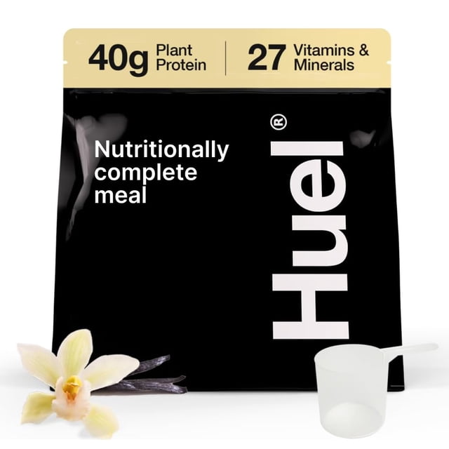 Proteína vegana en polvo Huel Black Edition Vanilla, 40 g, 17 raciones